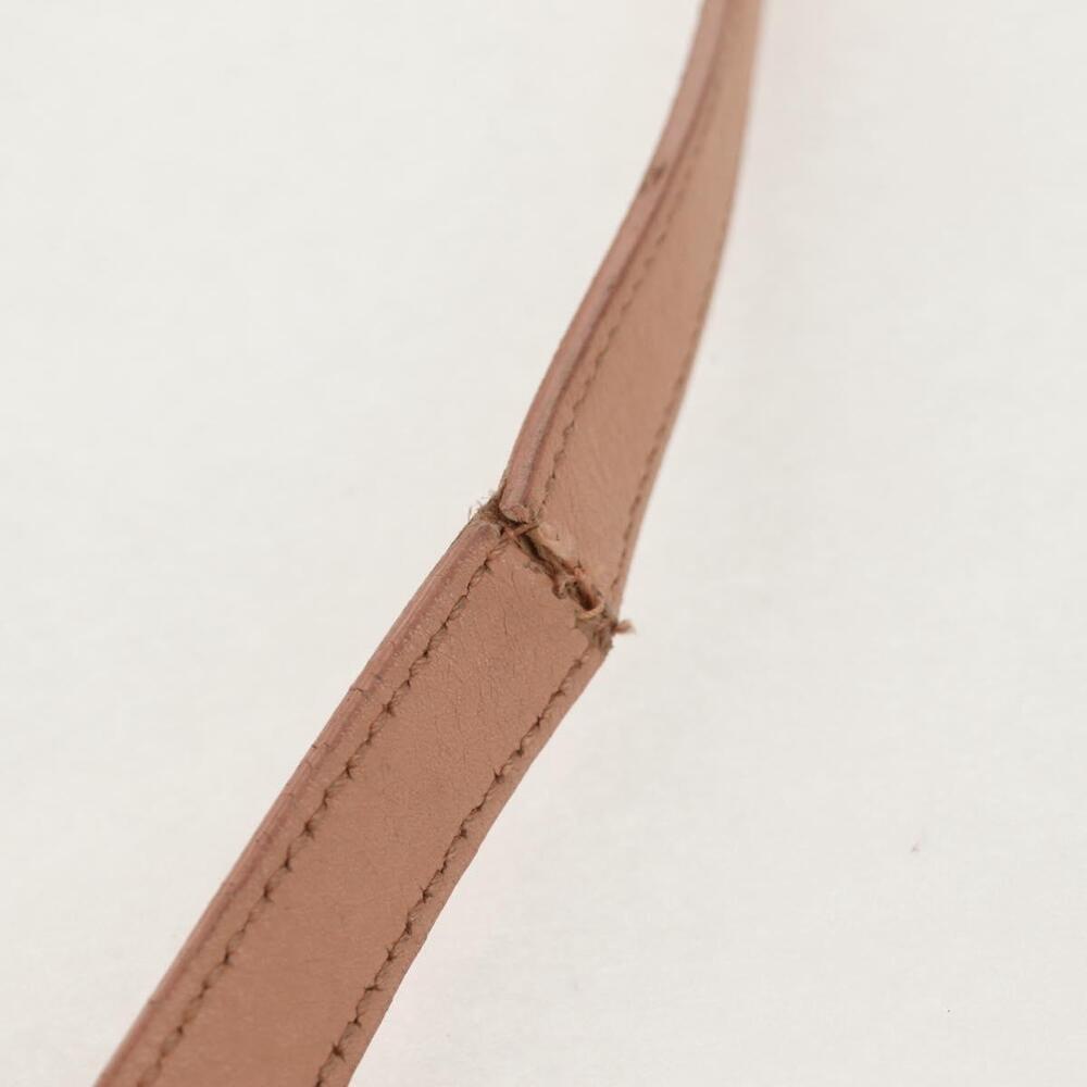 SAINT LAURENT Petit Kabas Hand Bag Leather 2way Pink Gold Auth bs31628 - Picture 10 of 16